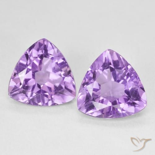 5.57ctw Natural Violeta medio Amatista, Trillón, VS