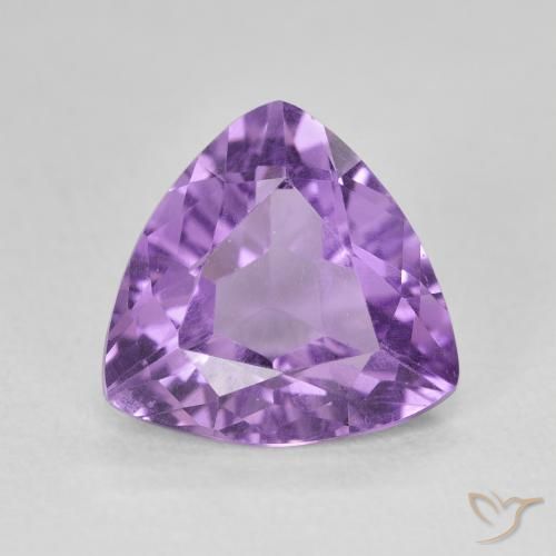 2.75ct Natural Violeta medio Amatista, Trillón, VVS-VS