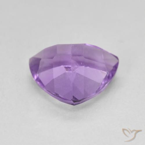 Amatista Violeta medio natural de 2.75 ct, Trillón, VVS-VS