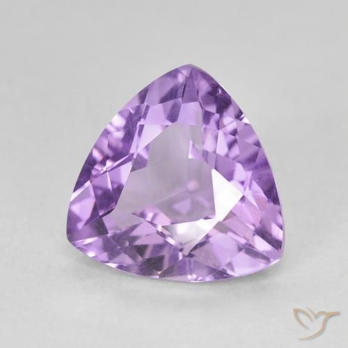 Amatista Violeta medio natural de 2.85 ct, Trillón, VVS-VS