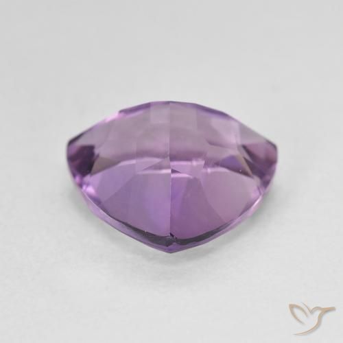 Amatista Rosado-violeta medio natural de 2.87 ct, Trillón, VVS-VS