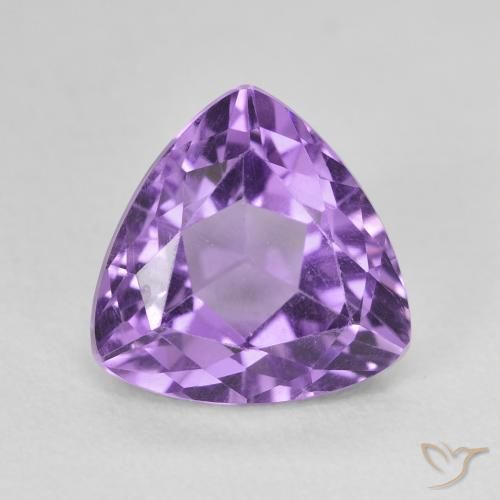 3.16ct Natural Violeta oscuro Amatista, Trillón, VVS-VS