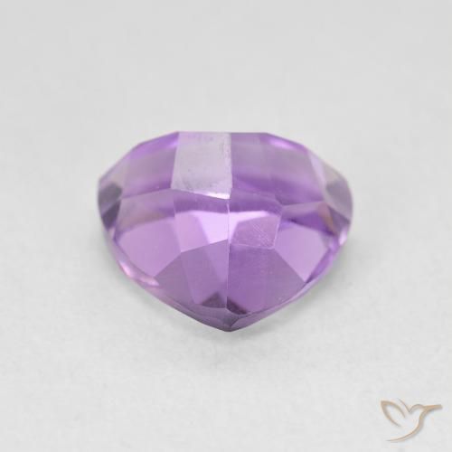 Amatista Violeta intenso natural de 2.70 ct, Trillón, VVS-VS