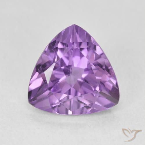 3.07ct Natural Violeta púrpura Amatista, Trillón, VVS-VS