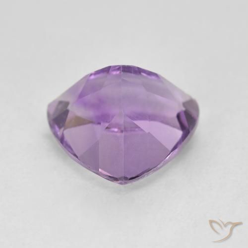 Amatista Violeta púrpura natural de 3.07 ct, Trillón, VVS-VS