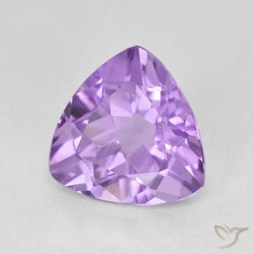 Amatista Violeta púrpura intenso natural de 2.83 ct, Trillón, VVS-VS