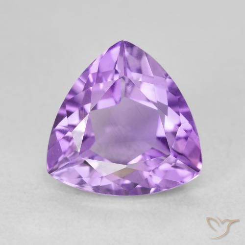 3.11ct Natural Violeta púrpura Amatista, Trillón, VVS-VS