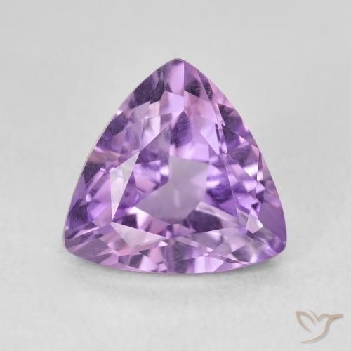 2.82ct Natural Violeta púrpura medio Amatista, Trillón, VVS-VS