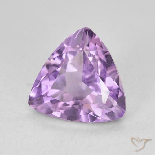 Amatista Violeta púrpura medio natural de 2.82 ct, Trillón, VVS-VS