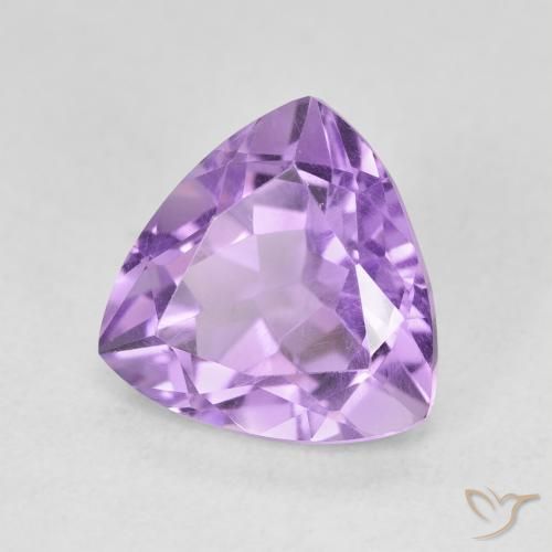 Amatista Violeta medio natural de 2.90 ct, Trillón, VVS