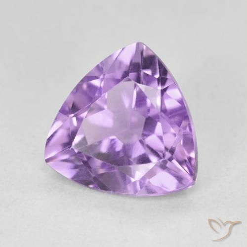 Amatista Violeta rosado natural de 2.83 ct, Trillón, VVS