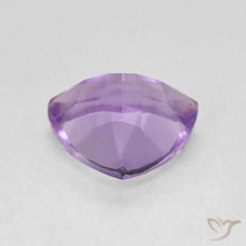 Amatista Violeta rosado natural de 2.83 ct, Trillón, VVS
