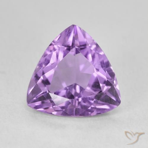 2.84ct Natural Violeta oscuro Amatista, Trillón, VVS