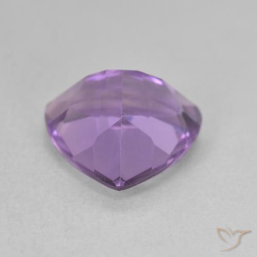 Amatista Violeta vívido natural de 2.99 ct, Trillón, VVS-VS
