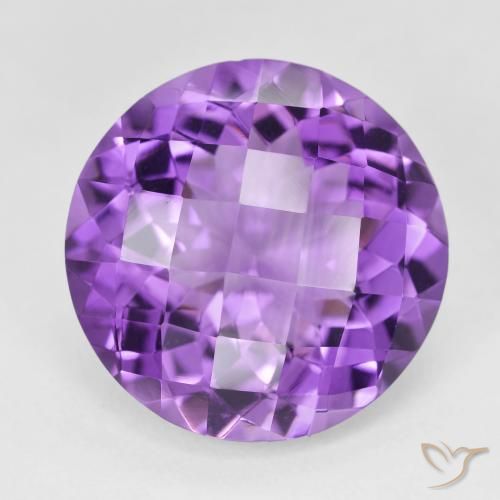 17.29ct Natural Violeta rosado Amatista, Redondo, VVS