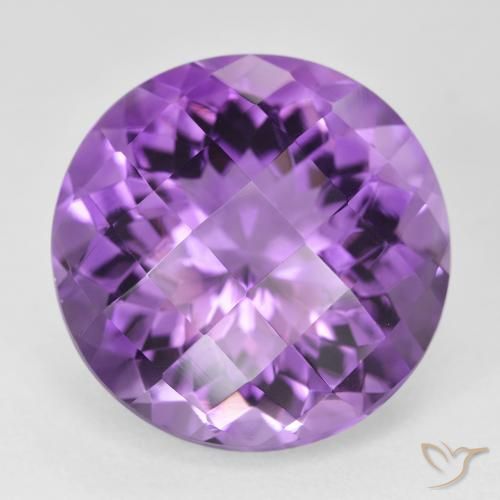 18.76ct Natural Violeta púrpura medio Amatista, Redondo, VVS