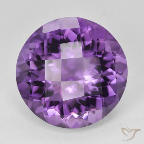 18.58ct Natural Rosado-violeta medio Amatista, Redondo, VVS