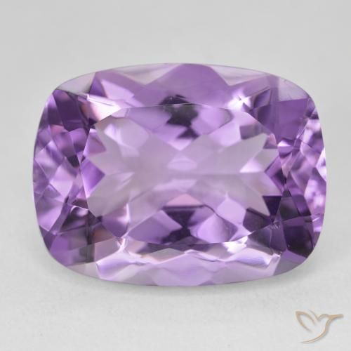 18.49ct Natural Violeta medio Amatista, Forma Cojín, VVS