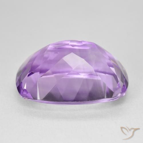 Amatista Violeta medio natural de 18.46 ct, Forma Cojín, VVS