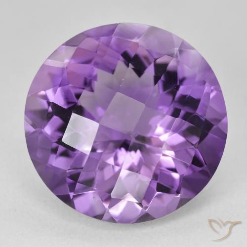 18.08ct Natural Violeta intenso Amatista, Redondo, VVS