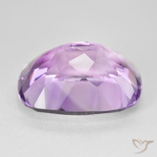Amatista Violeta rosado medio natural de 19.62 ct, Forma Cojín, VVS-VS