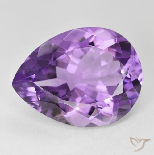 17.62ct Natural Violeta intenso Amatista, En forma de pera, VVS