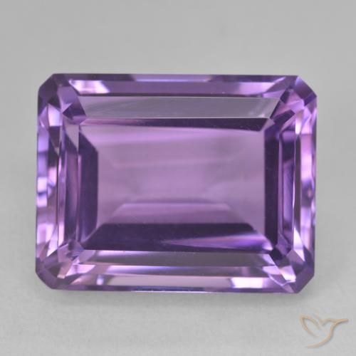 20.04ct Natural Violeta intenso Amatista, corte esmeralda, VVS-VS