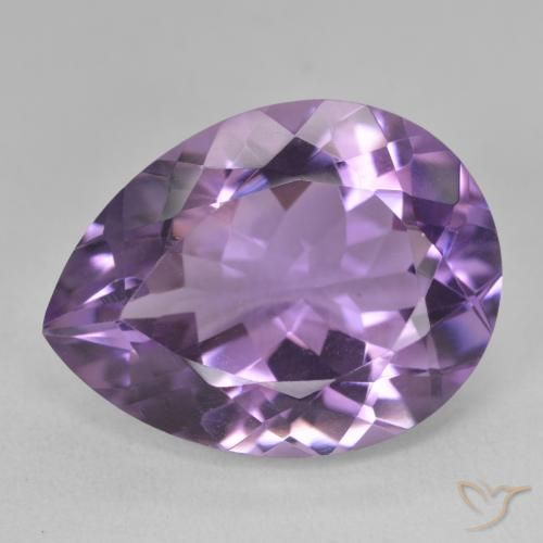 17.70ct Natural Violeta medio Amatista, En forma de pera, VVS-VS