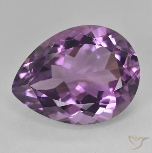18.08ct Natural Violeta medio Amatista, En forma de pera, VVS
