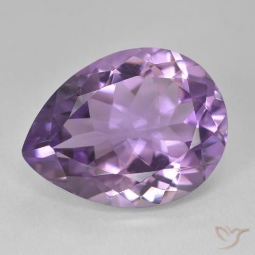 17.69ct Natural Violeta púrpura Amatista, En forma de pera, VVS-VS
