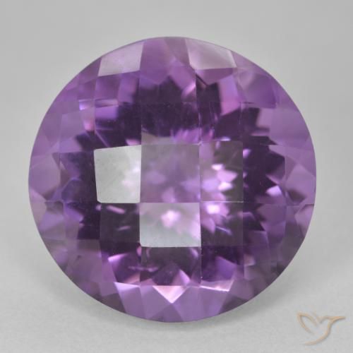 19.76ct Natural Violeta medio Amatista, Redondo, VVS-VS
