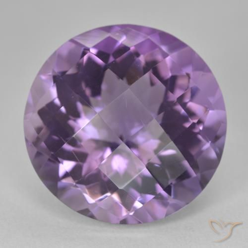 19.33ct Natural Violeta medio Amatista, Redondo, VVS-VS