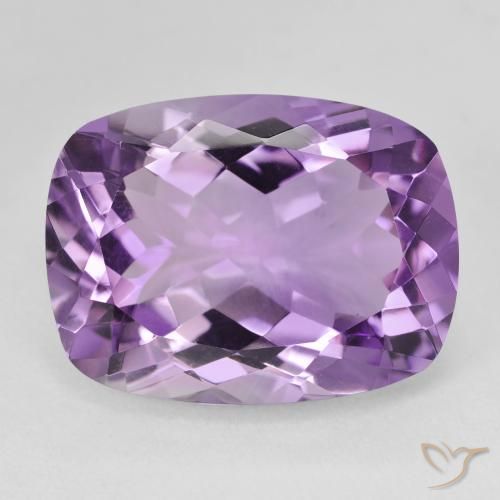 18.10ct Natural Violeta púrpura Amatista, Forma Cojín, VVS
