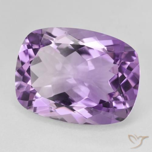 Amatista Violeta púrpura natural de 18.10 ct, Forma Cojín, VVS