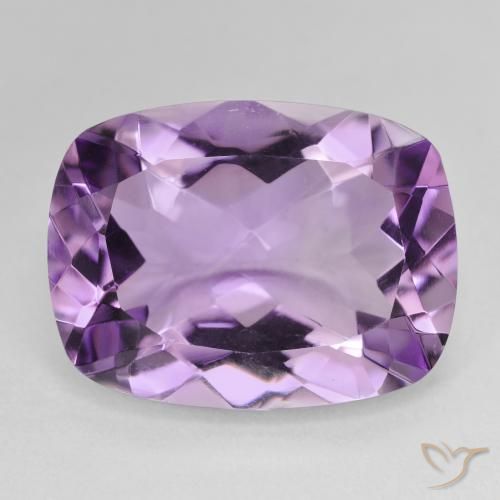 15.85ct Natural Medium Light Purplish-Violet Amatista, Forma Cojín, VVS
