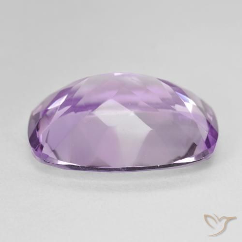Amatista Medium Light Purplish-Violet natural de 15.85 ct, Forma Cojín, VVS