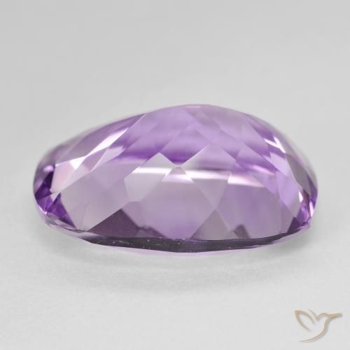 Amatista Violeta púrpura natural de 17.64 ct, Forma Cojín, VVS