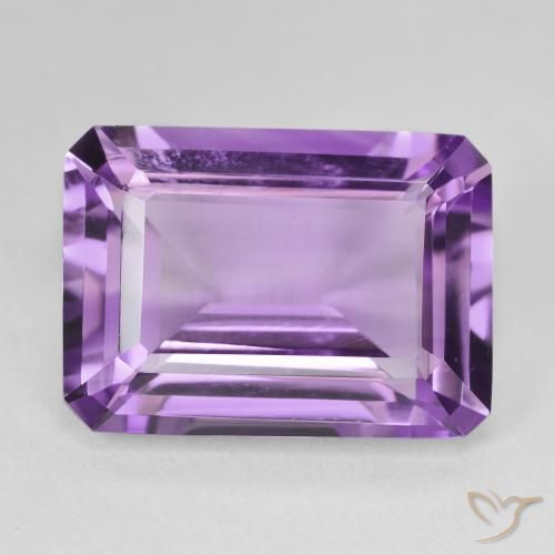 14.44ct Natural Violeta púrpura intenso Amatista, corte esmeralda, VVS-VS