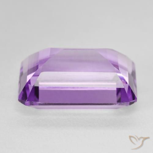 Amatista Violeta púrpura natural de 15.67 ct, Corte Octágono / Esmeralda, VS