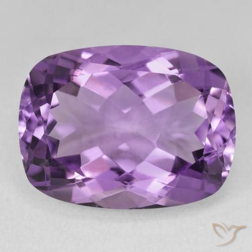 19.29ct Natural Violeta púrpura Amatista, Forma Cojín, VVS-VS