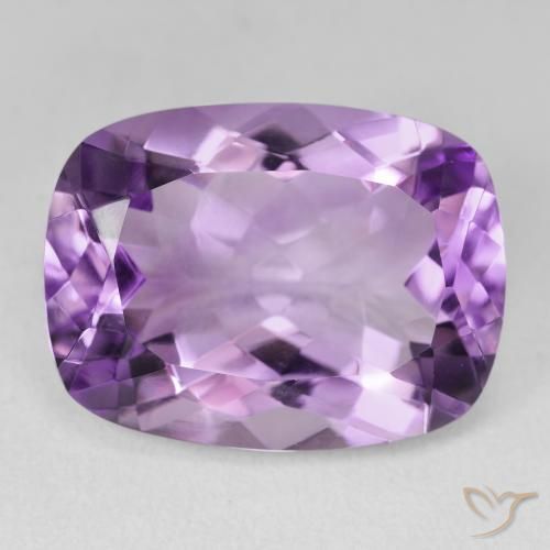 17.06ct Natural Violeta púrpura Amatista, Forma Cojín, VVS-VS