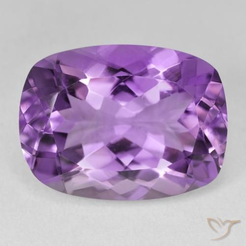 17.58ct Natural Violeta vívido Amatista, Forma Cojín, VVS-VS