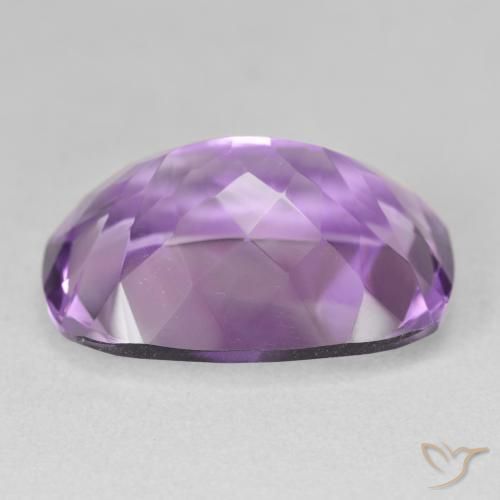 Amatista Violeta vívido natural de 17.58 ct, Forma Cojín, VVS-VS