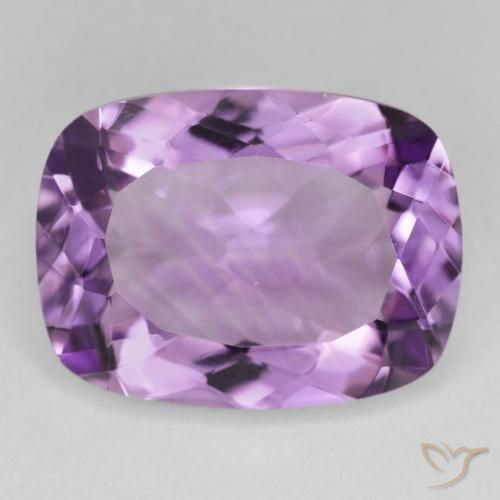 16.89ct Natural Violeta medio claro Amatista, Forma Cojín, VVS-VS
