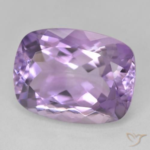 Amatista Violeta púrpura natural de 19.32 ct, Forma Cojín, VS