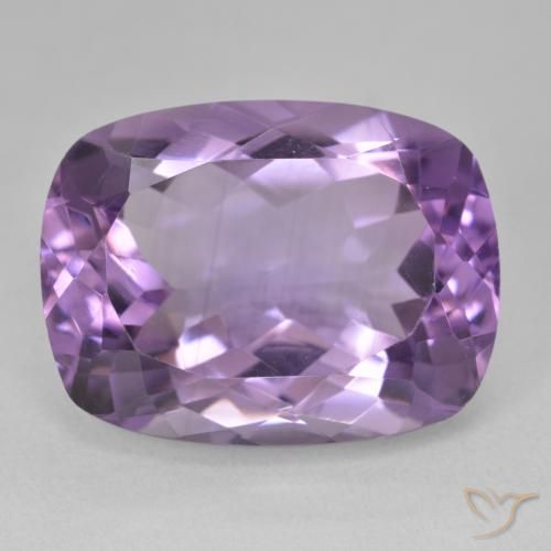 20.17ct Natural Violeta berenjena Amatista, Forma Cojín, VVS