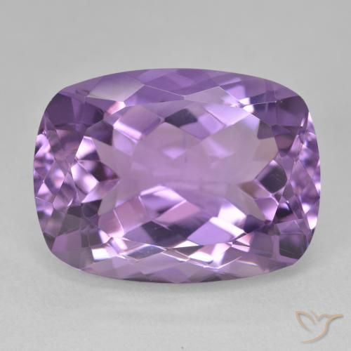 19.34ct Natural Violeta medio Amatista, Forma Cojín, VVS