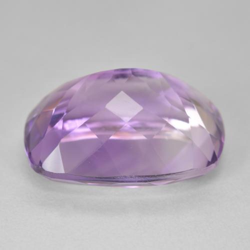 Amatista Violeta rosado medio natural de 20.29 ct, Forma Cojín, VS