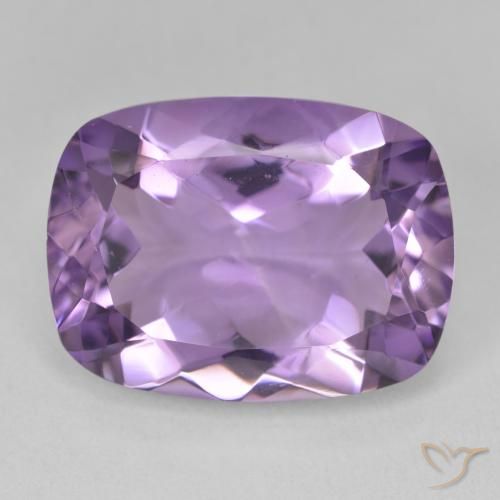 16.34ct Natural Violeta iris intenso Amatista, Forma Cojín, VVS