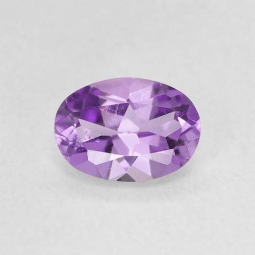 0.63ct Natural Violeta rosado Amatista, Ovalada, VS